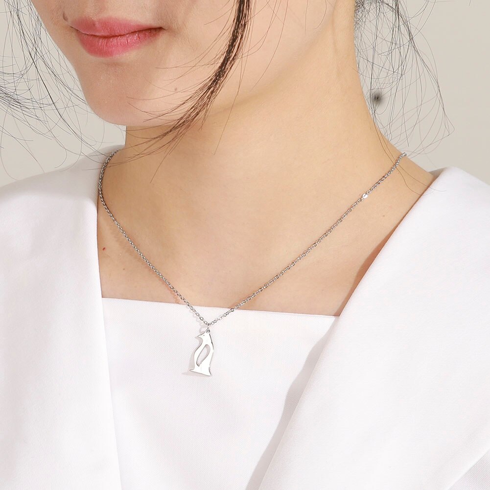 Silver Penguin Necklace