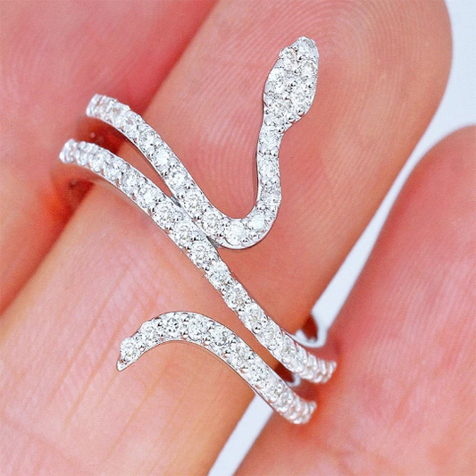 Diamond Snake Ring