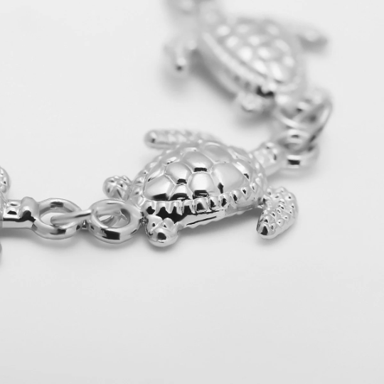 Turtle Charm Anklet