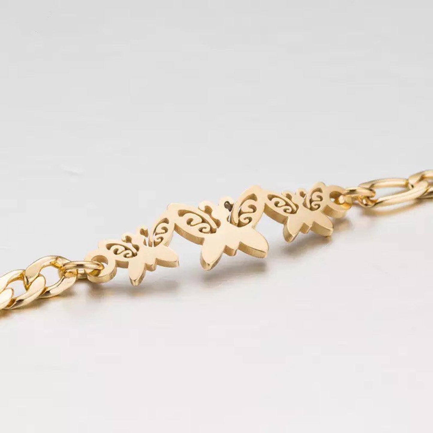Gold Butterfly Bracelet