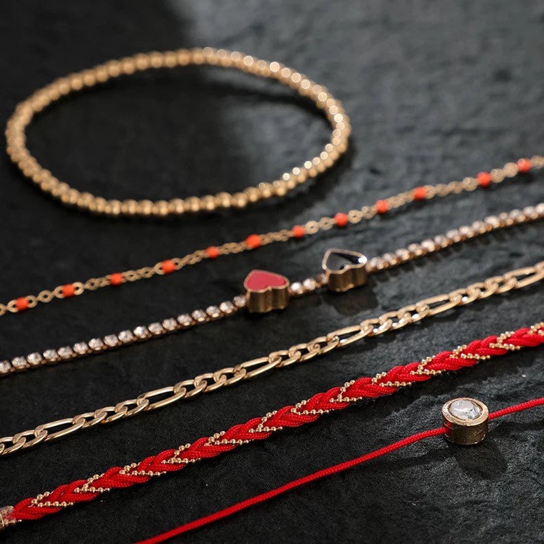 Boho Anklet Stack