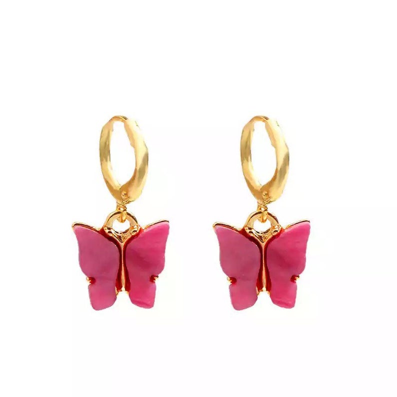 Dangle Butterfly Earrings