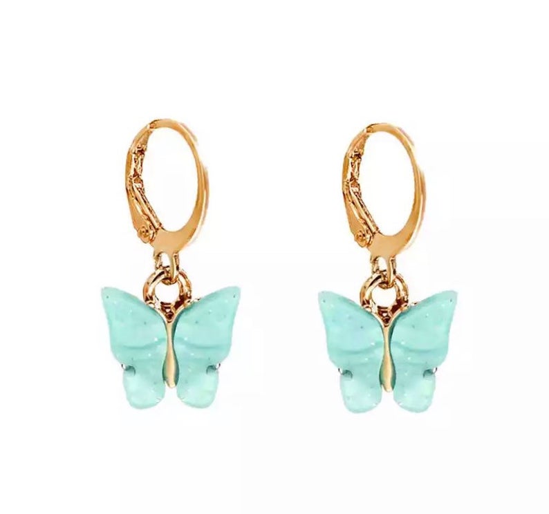 Dangle Butterfly Earrings