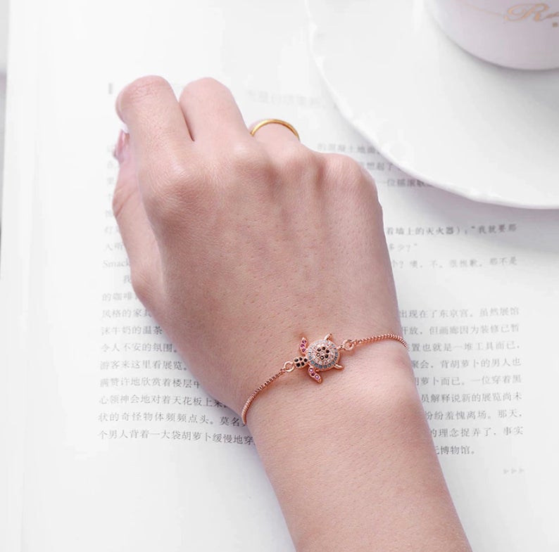 Rainbow Turtle Bracelet