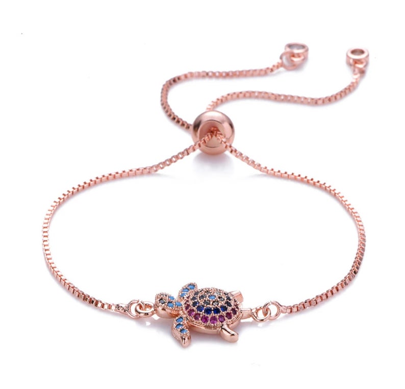 Rainbow Turtle Bracelet