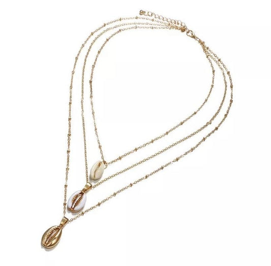 3 Piece Shell Necklace
