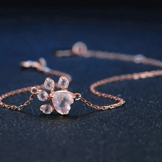 Rose Gold Paw Print Bundle