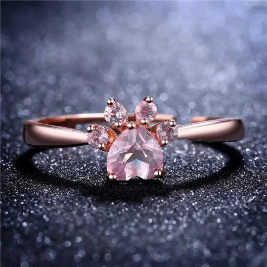 Rose Gold Paw Print Bundle