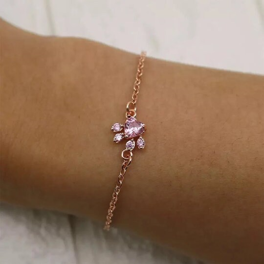 Rose Gold Paw Print Bundle