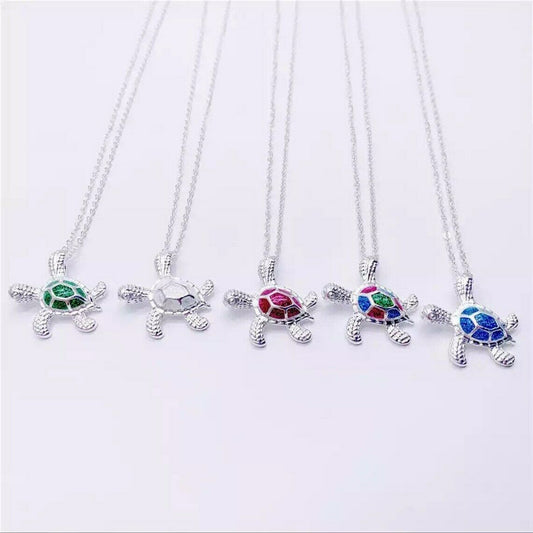 Multi Coloured Turtle Necklaces