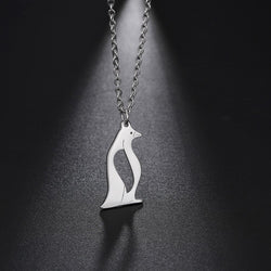 Silver Penguin Necklace