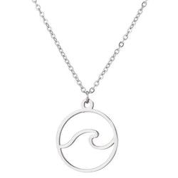 Tranquility Wave Necklace - Silver