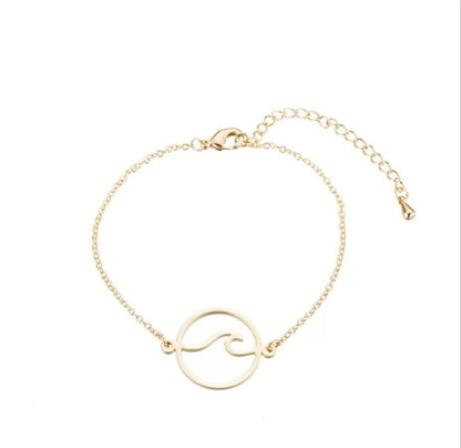 Tranquility Wave Bracelet - Gold