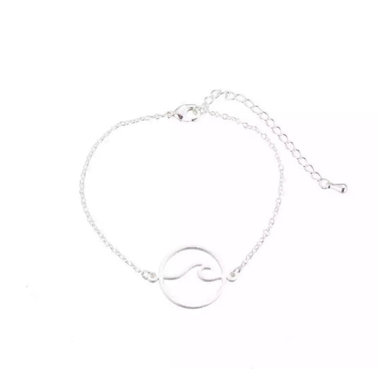 Tranquility Wave Bracelet - Silver