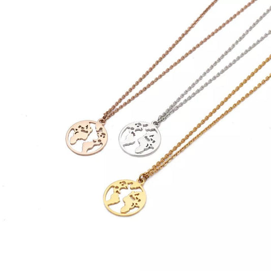 Earth Necklace - Rose Gold