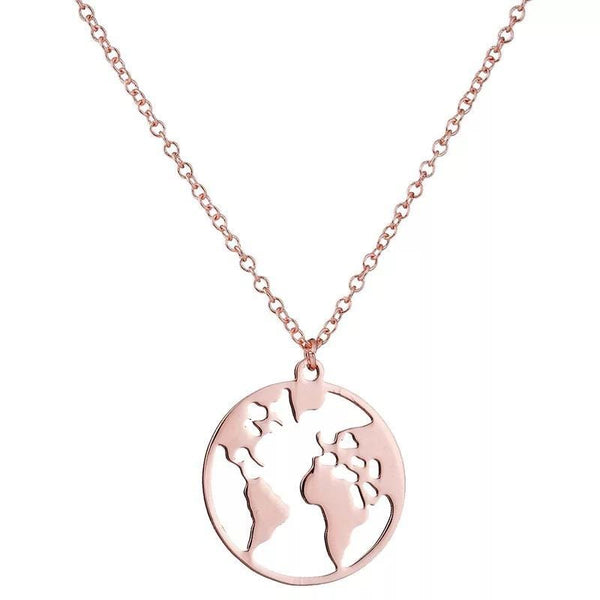 Earth Necklace - Rose Gold