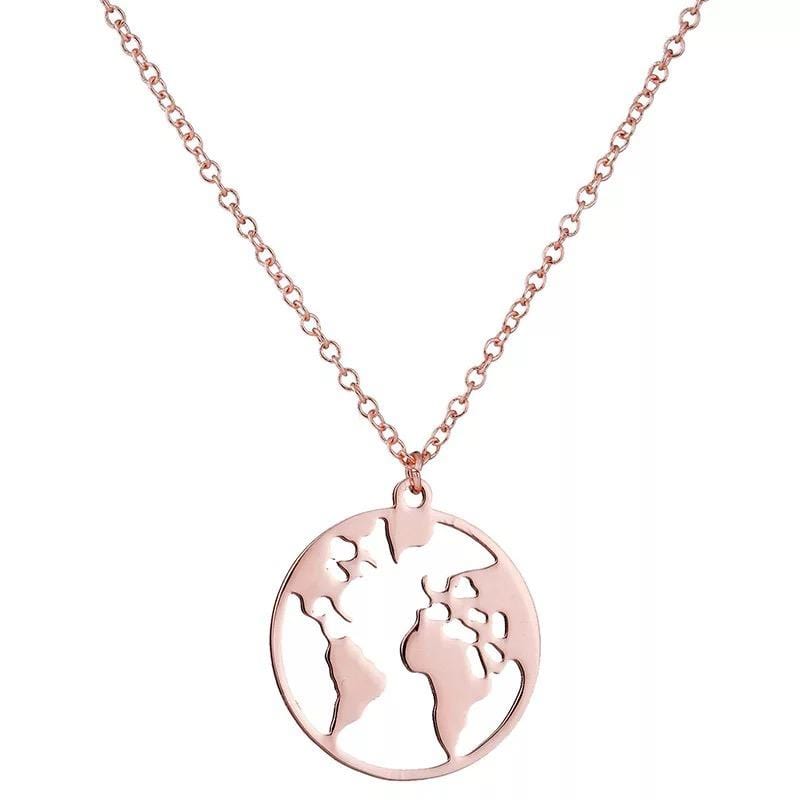 The world of Love diamond and gold pendant For Him
