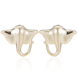 Mantaray Earrings - Gold