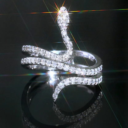Diamond Snake Ring
