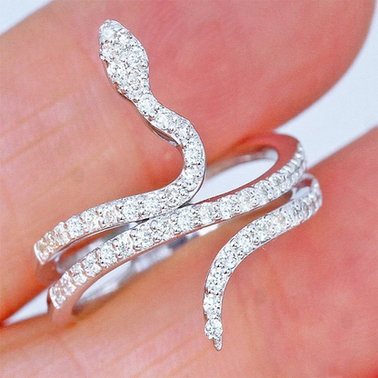 Diamond Snake Ring