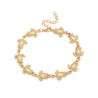 Turtle Charm Anklet
