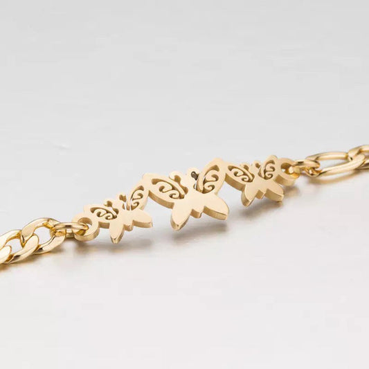 Gold Butterfly Bracelet