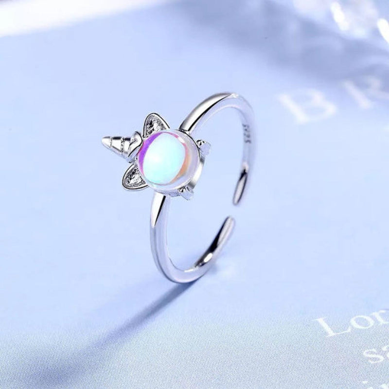Sterling Silver Unicorn - Adjustable Ring