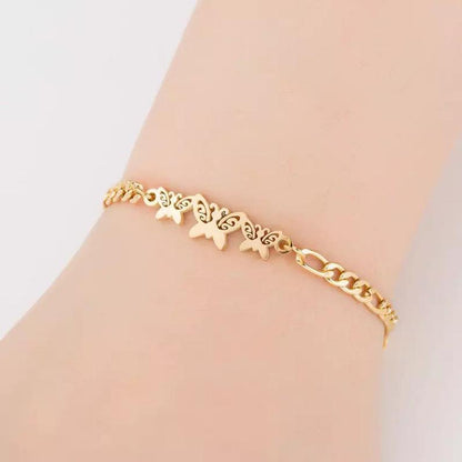 Gold Butterfly Bracelet