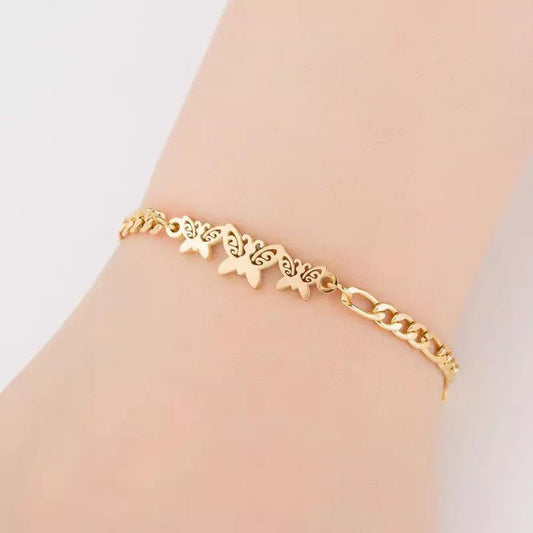Gold Butterfly Bracelet