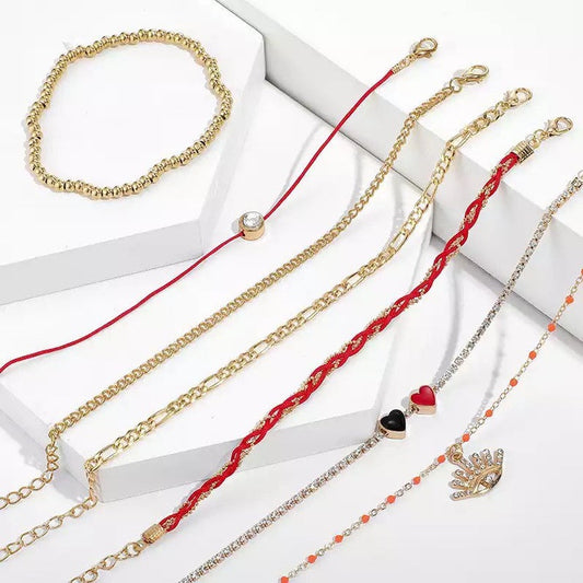 Boho Anklet Stack