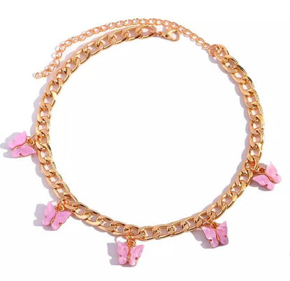 Butterfly Chain Choker