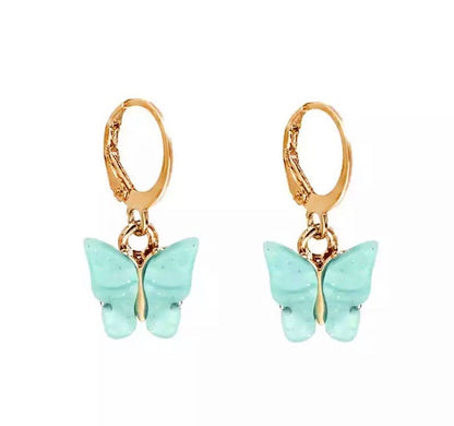Dangle Butterfly Earrings