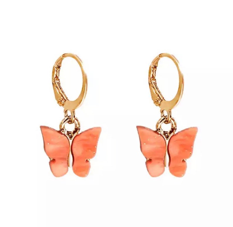 Dangle Butterfly Earrings