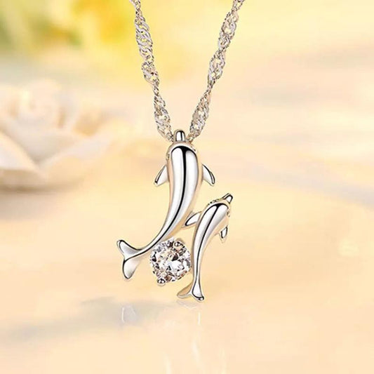 Sterling Silver Dolphin Necklace