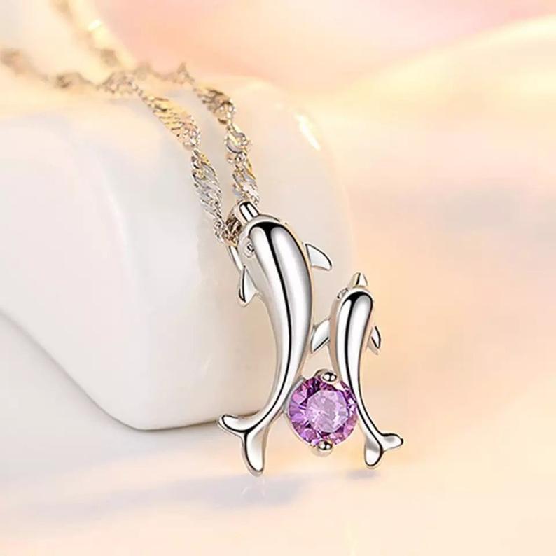 Sterling Silver Dolphin Necklace