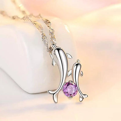 Sterling Silver Dolphin Necklace