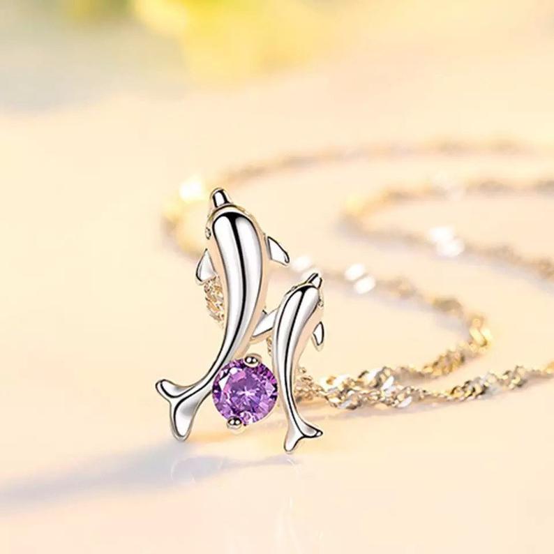 Sterling Silver Dolphin Necklace