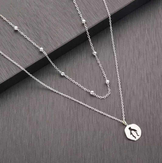Penguin Choker And Chain Necklace