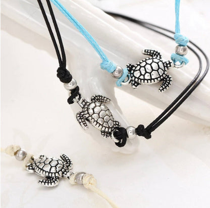 Turtle Charm Anklet