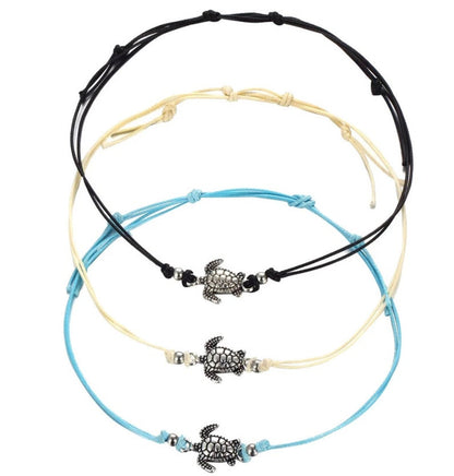 Turtle Charm Anklet