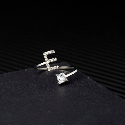 Initial Diamond Ring