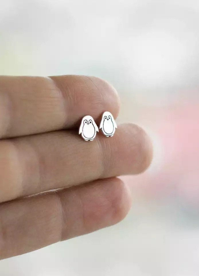 Petite Penguin Earrings