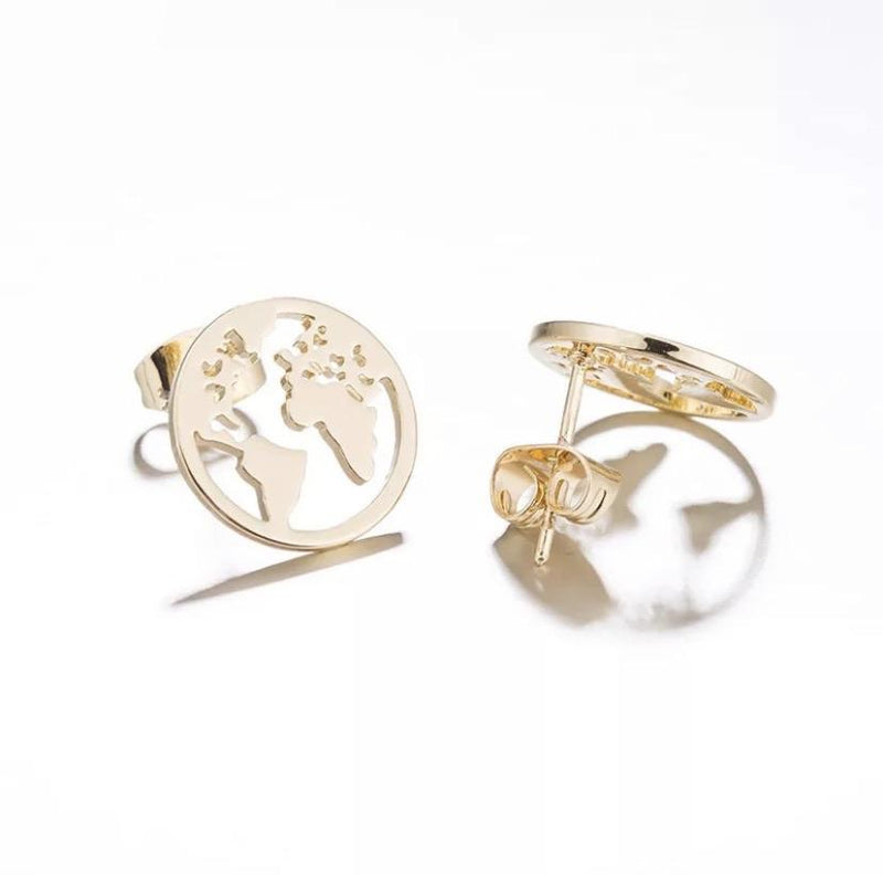 Earth Earrings - Gold