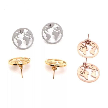 Earth Earrings - Silver