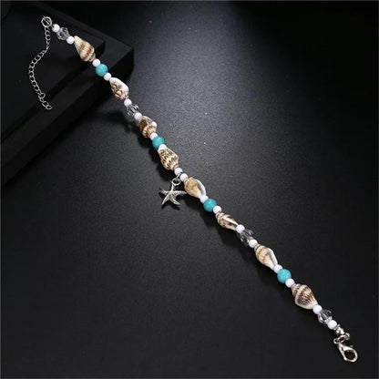 Aqua Starfish Anklet