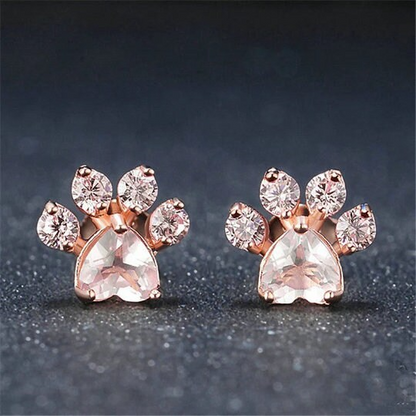 Rose Gold Paw Print Bundle