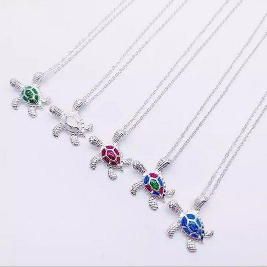 Multi Coloured Turtle Necklaces