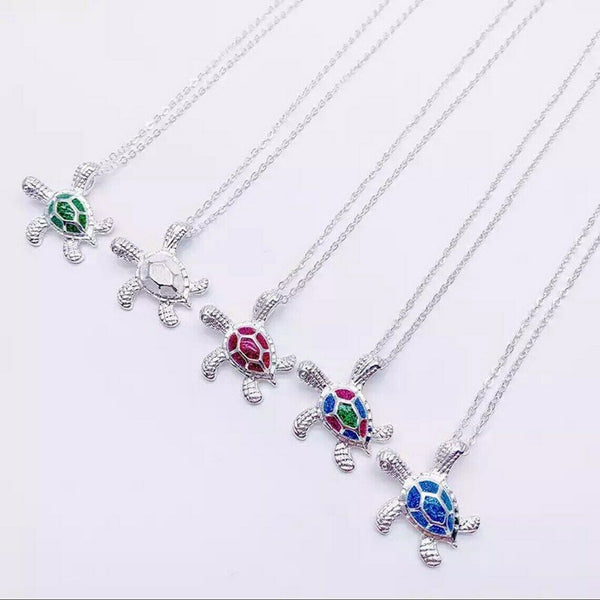 Multi Coloured Turtle Necklaces