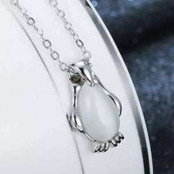 Opal Penguin Necklace