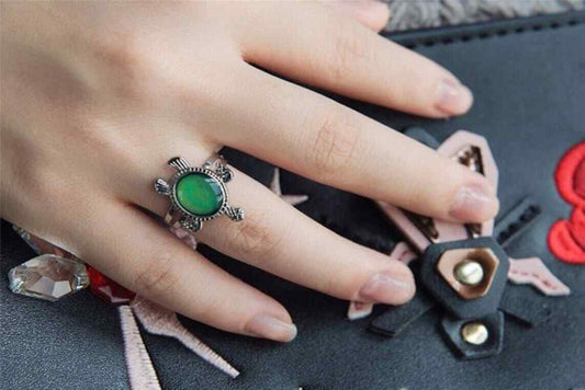 Adjustable Turtle Mood Ring